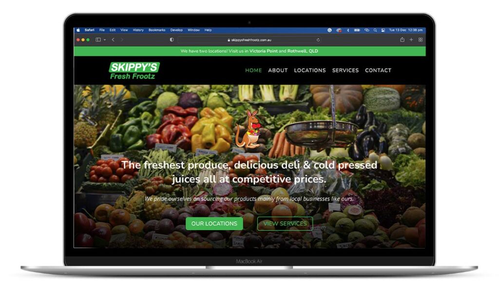 ecommerce website for organic and whole food store - woocommerce