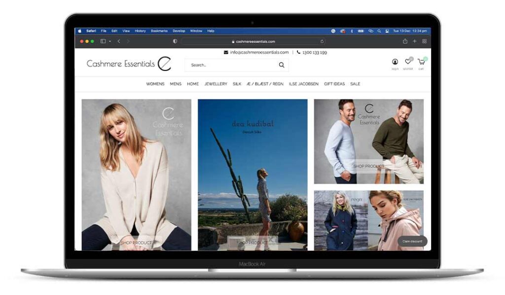local seo services to cashmere clothing company to sell online - woocommerce vs shopify