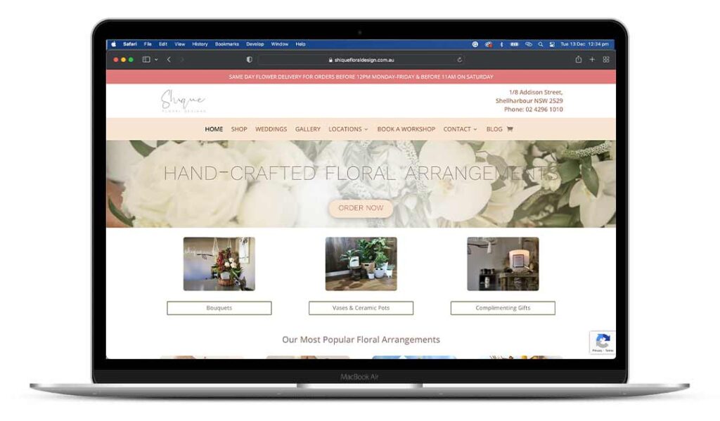 seo services to a florist - what makes a good website